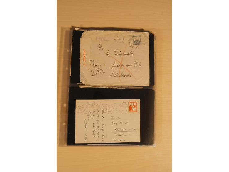 JUDAIKA: 1880/1960 (ca.), interessante Sammlung mit vielen Briefen und Karten, Geldscheinen, Dokumenten etc., dabei Holy Land