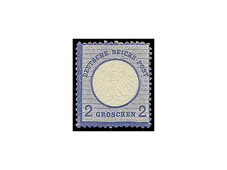 2 Gr. blau in tiefer frischer Farbe, hervorragend geprägt und sehr gut gezähnt, postfrisch mit lt. Fotoattest Sommer BPP sich