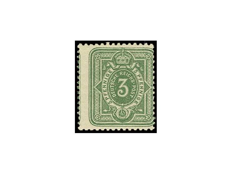 3 Pfge. gelblichgrün, stark dezentriert, postfrisch, Pracht, sign. Zenker BPP mit Fotobefund (Mi. 1100,-)