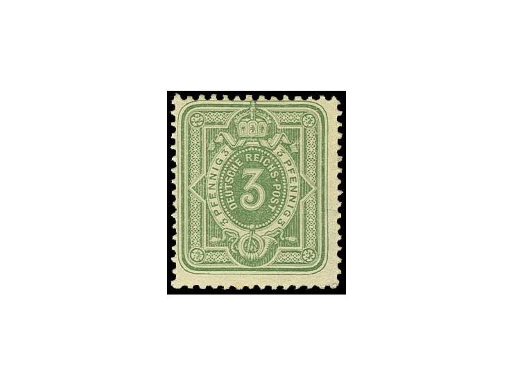 3 Pfg. gelblichgrün, postfrisch, Kabinett, sign. Zenker BPP (Mi. 300,-)