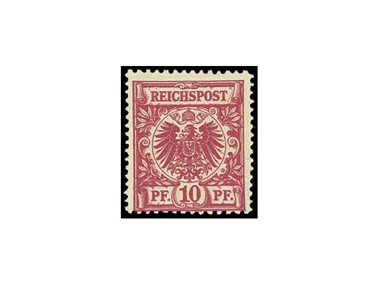 10 Pfg. rosarot, postfrisch mit vollem Originalgummi, Pracht, sign. Zenker BPP und Fotoattest Jäschke-L. BPP (Mi. 1500,-)