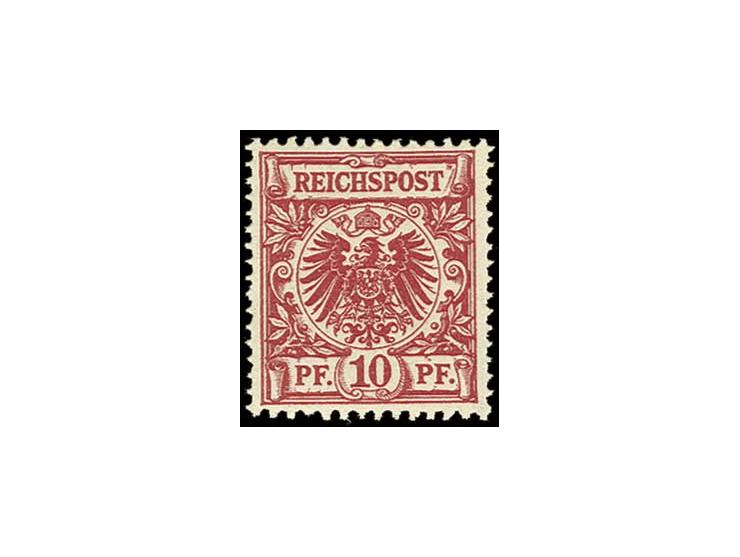 10 Pfg. bräunlichrot, postfrisch, Pracht, sign. Zenker BPP (Mi. 400,-)