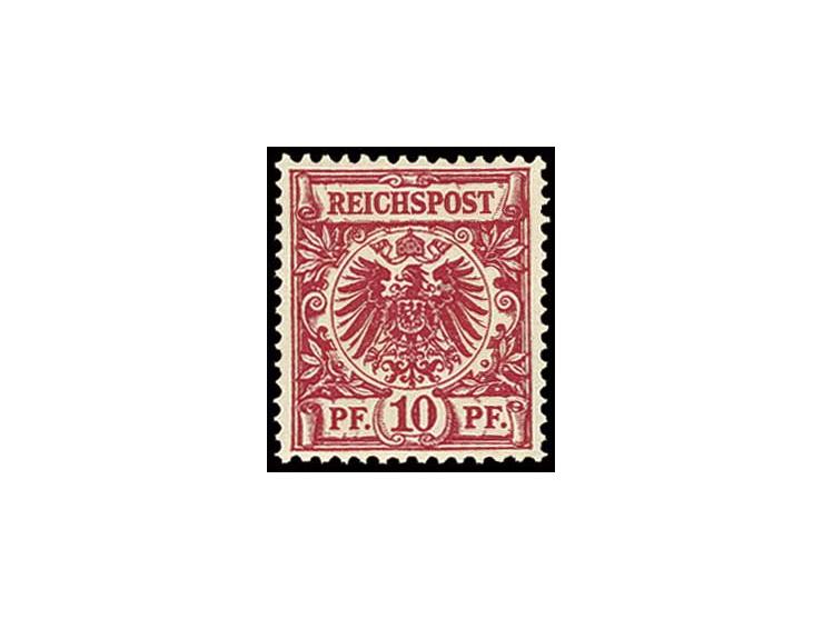 10 Pfg. blutrot, postfrisch, Kabinett, sign. Zenker BPP (Mi. 400,-)