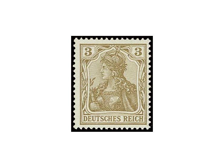 3 Pfg. dunkelorangebraun, postfrisch, Kabinett, sign. Jäschke-L. BPP (Mi. 440,-)