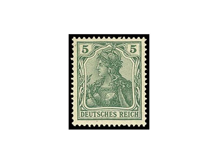 5 Pfg. bläulichgrün und 80 Pfg., ungebraucht, Pracht, sign. Jäschke BPP bzw. Dr. Wittmann (Mi. 460,-)