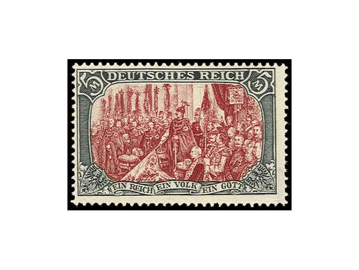 5 M., postfrisch, Kabinett, sign. Pfenniger und Fotoattest Jäschke-L. BPP (ex Sammlung Gubito)