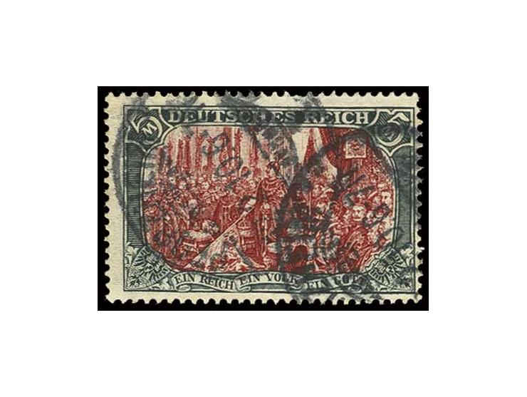 5 M., gestempelt, kleine Zahnfehler, doppelt sign. Jäschke-L. BPP (Mi. 450,-)