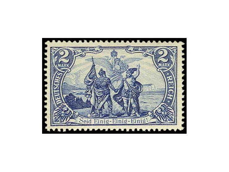 2 M., postfrisch, Kabinett, Fotoattest Bühler (Mi. 3800,-)