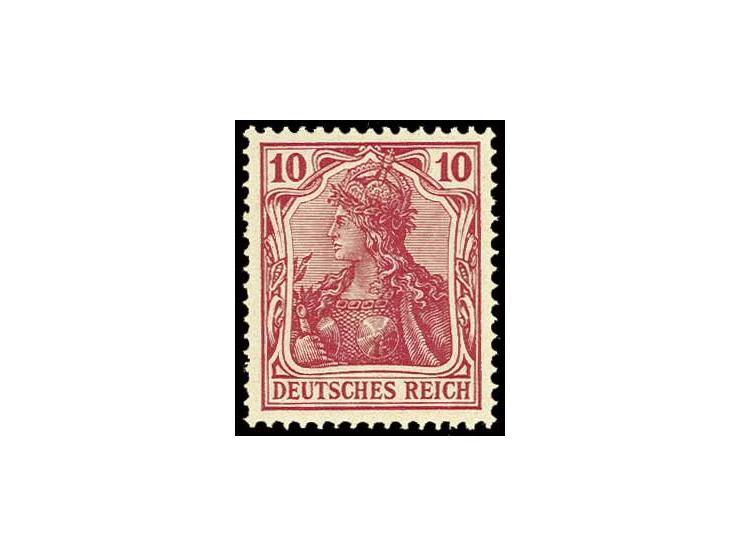 10 Pfg. karmin, postfrisch, Luxus, Fotoattest Dr. Oechsner BPP (Mi. 1100,-)