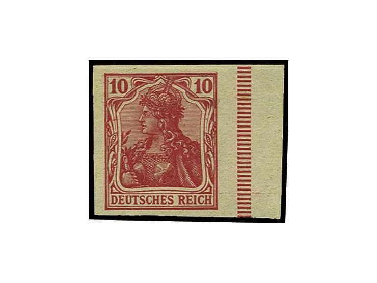 5 und 10 Pfg., beide vom Bogenrand, Pracht, sign. Georg Bühler (Mi. 300,-)