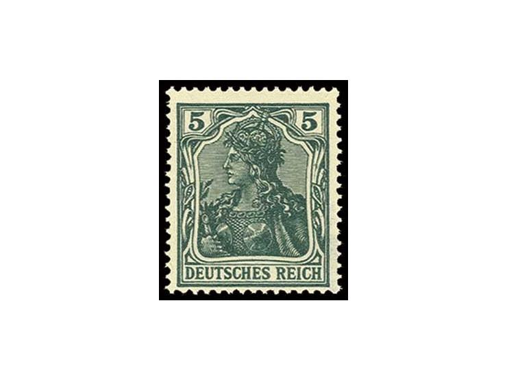 5 Pfg. schwarzopalgrün, postfrisch, Kabinett, sign. Jäschke BPP (Mi. 250,-)