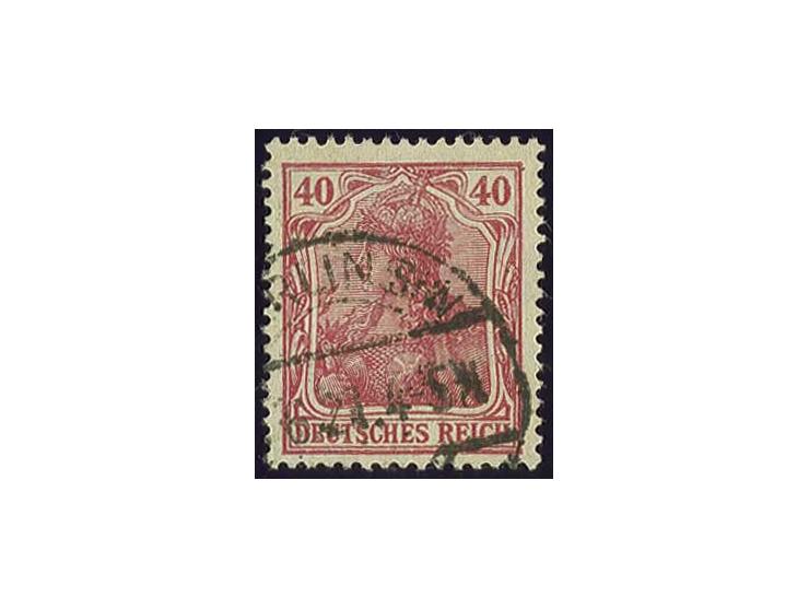40 Pfg. rot sowie 80 Pfg. grauultramarin, gestempelt, Pracht, sign. Winkler BPP und Infla bzw. Infla·TW (Mi. 320,-)