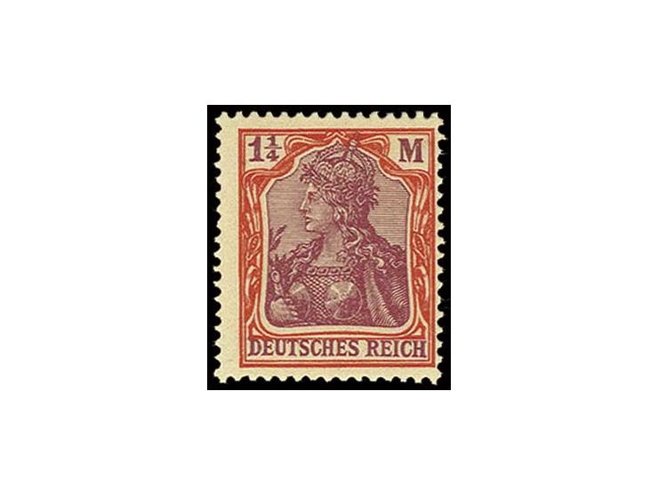 1 1/4 M. mit Vierpaß-Wz., postfrisch, Kabinett (Mi. 1800,-)