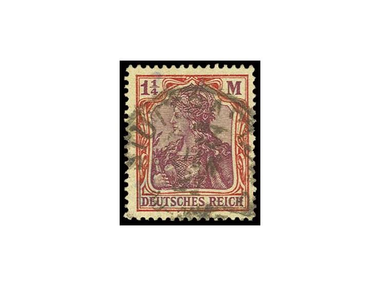 1 1/4 M. mit Stempel "STUTTGART", Pracht, sign. Infla und Peschl (Mi. 1.300,-) (ex Sammlung Gubito)