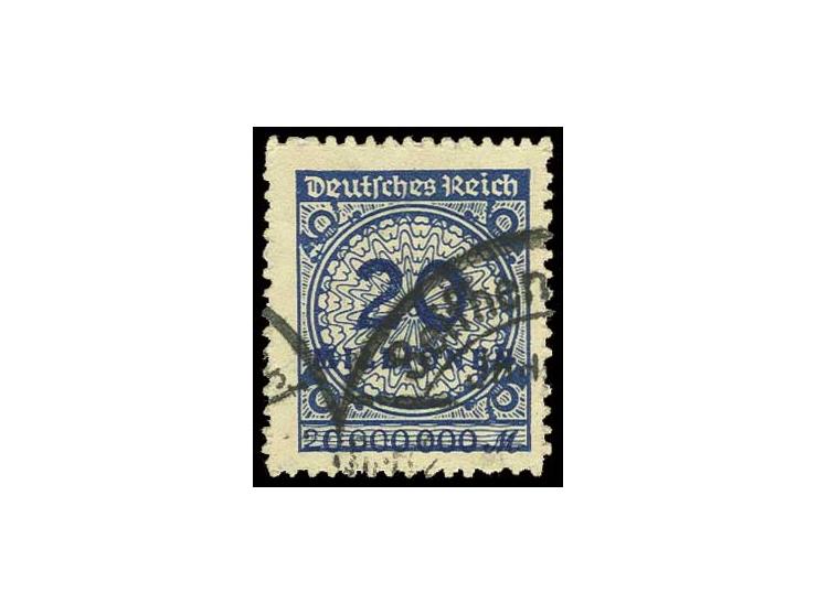 20 Mio. M., gestempelt "SEIFHENNERSDORF", Pracht, sign. Oechsner BPP und Infla (Mi. 400,-)