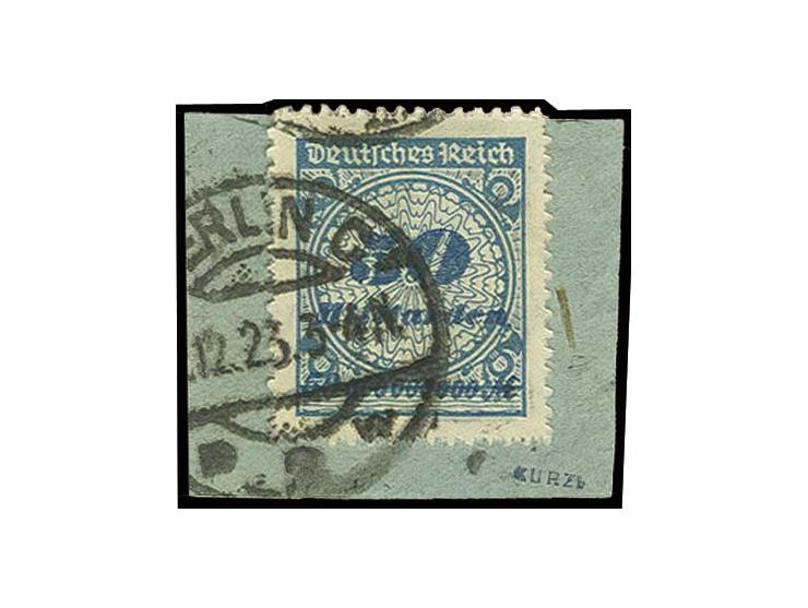 50 Mrd. M., tadellos durchstochen mit Stempel "BERLIN" auf Briefstück (zur Kontrolle gelöst), Pracht, sign. Infla (Mi. 900,-)