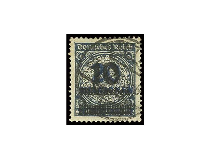 10 Mrd. auf 20 Mio. M. schwarzblau mit Stempel "STETTIN 23.11.23", Kabinett, sign. Infla und Fotoattest Dr. Oechsner BPP (Mi.