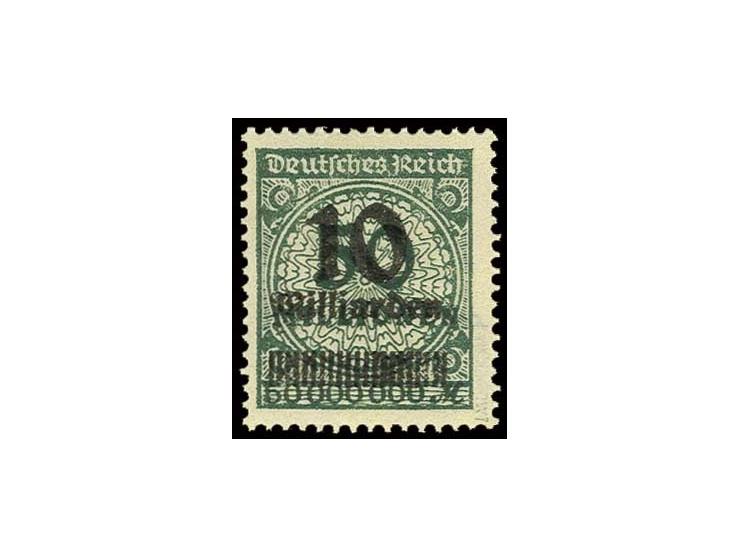 10 Mrd. auf 50 Mio. M. schwarzopalgrün, postfrisch, Luxus, sign. Tworek BPP (Mi. 450,-)