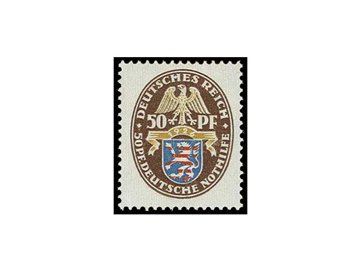 Nothilfe 5-50 Pfg. kpl. sowie 1927, I.A.A. 8-25 Pfg. kpl., postfrisch, Kabinett (Mi. 460,-)
