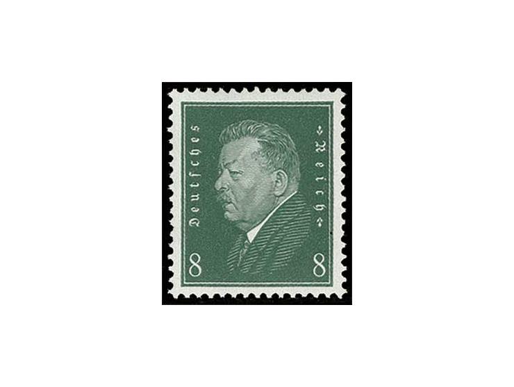 8 Pfg. mit liegendem Wz. und mit grünlichem Gummi, beide postfrisch, Pracht (Mi. 560,-)