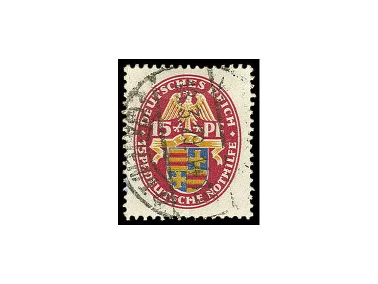 15 Pfg., sauber gestempelt, normale Zähnung, Fotoattest Schlegel BPP (ex Sammlung Gubito)
