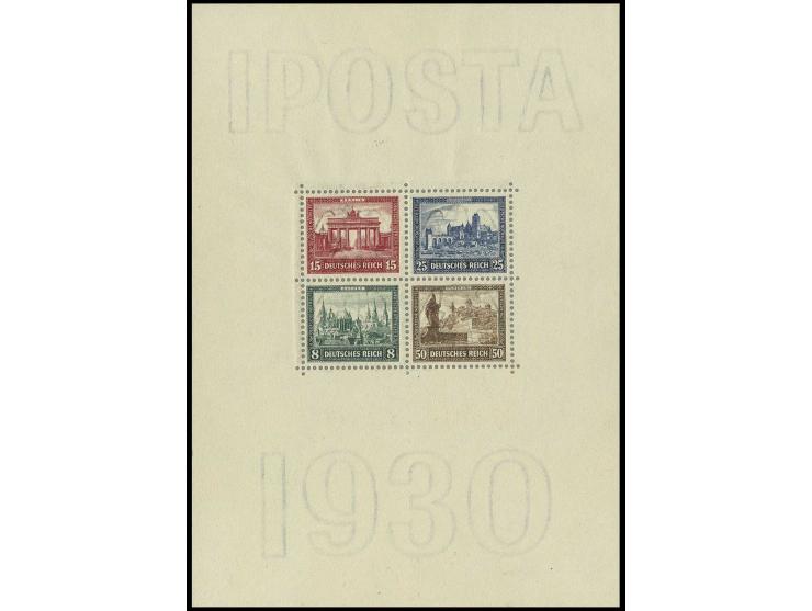 Iposta-Block, postfrisch, bis auf ganz winzige Randverfärbung in tadelloser Erhaltung (Mi. 1500,-)