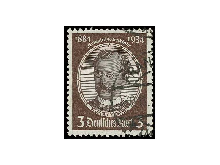 3 Pfg. lilabraun/dunkellilabraun, sauber gestempelt, Pracht, sign. Oechsner BPP (Mi. 500,-)