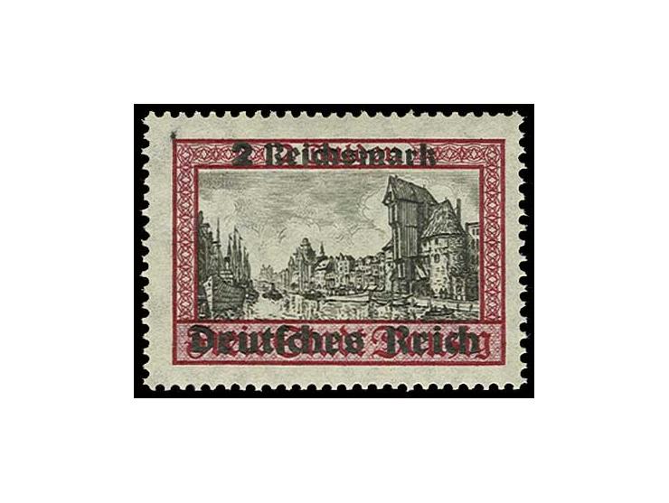 Danzig Abschied 3 Pfg.-2 M. kpl., postfrisch, Kabinett (Mi. 220,-)