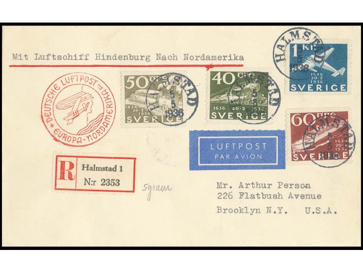 1. Nordamerikafahrt, R-Brief, Kabinett