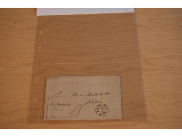 1800/70 (ca.), über 800 Vorphila- und (wenig) Dienstbriefe, dabei viel interessantes Material, Transit- und Militärbriefe; zu