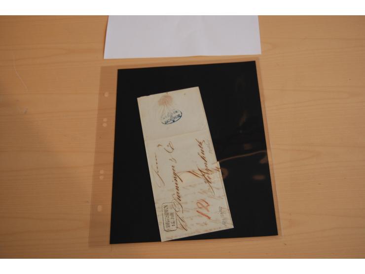 1800/70 (ca.), über 800 Vorphila- und (wenig) Dienstbriefe, dabei viel interessantes Material, Transit- und Militärbriefe; zu