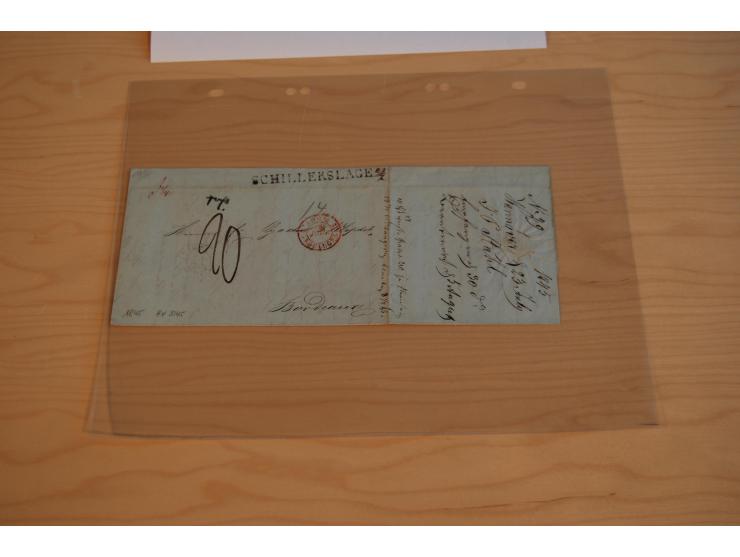 1800/70 (ca.), über 800 Vorphila- und (wenig) Dienstbriefe, dabei viel interessantes Material, Transit- und Militärbriefe; zu