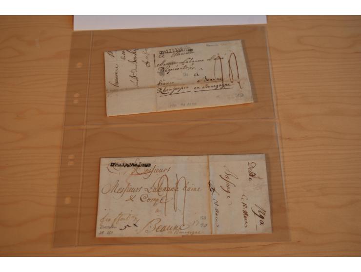 1800/70 (ca.), über 800 Vorphila- und (wenig) Dienstbriefe, dabei viel interessantes Material, Transit- und Militärbriefe; zu