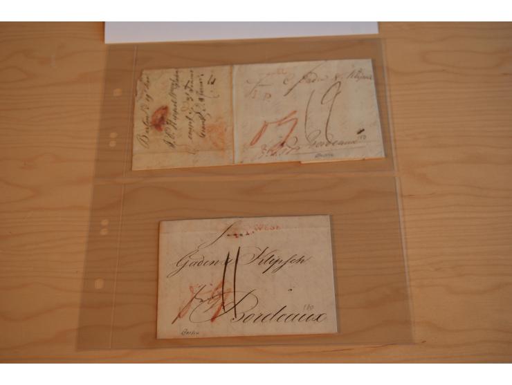 1800/70 (ca.), über 800 Vorphila- und (wenig) Dienstbriefe, dabei viel interessantes Material, Transit- und Militärbriefe; zu