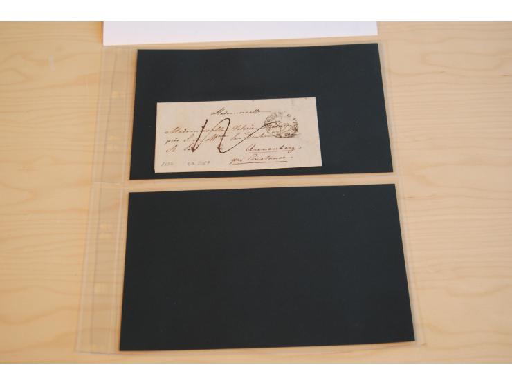 1800/70 (ca.), über 800 Vorphila- und (wenig) Dienstbriefe, dabei viel interessantes Material, Transit- und Militärbriefe; zu