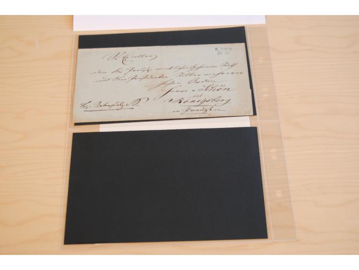 1800/70 (ca.), über 800 Vorphila- und (wenig) Dienstbriefe, dabei viel interessantes Material, Transit- und Militärbriefe; zu