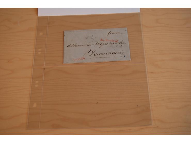 1800/70 (ca.), über 800 Vorphila- und (wenig) Dienstbriefe, dabei viel interessantes Material, Transit- und Militärbriefe; zu