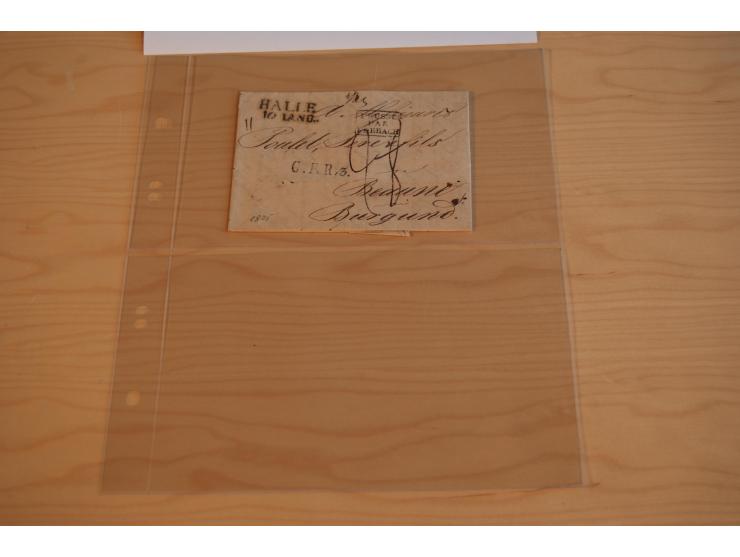 1800/70 (ca.), über 800 Vorphila- und (wenig) Dienstbriefe, dabei viel interessantes Material, Transit- und Militärbriefe; zu