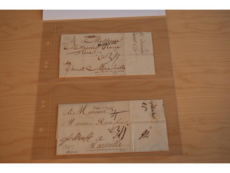 1800/70 (ca.), über 800 Vorphila- und (wenig) Dienstbriefe, dabei viel interessantes Material, Transit- und Militärbriefe; zu