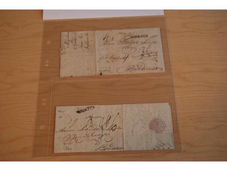 1800/70 (ca.), über 800 Vorphila- und (wenig) Dienstbriefe, dabei viel interessantes Material, Transit- und Militärbriefe; zu