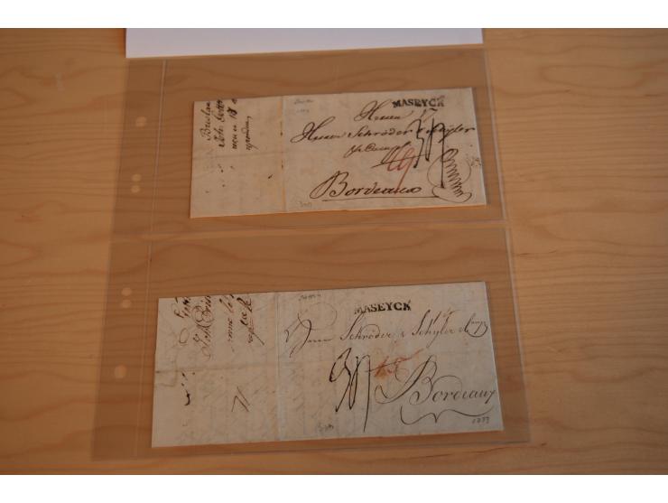 1800/70 (ca.), über 800 Vorphila- und (wenig) Dienstbriefe, dabei viel interessantes Material, Transit- und Militärbriefe; zu