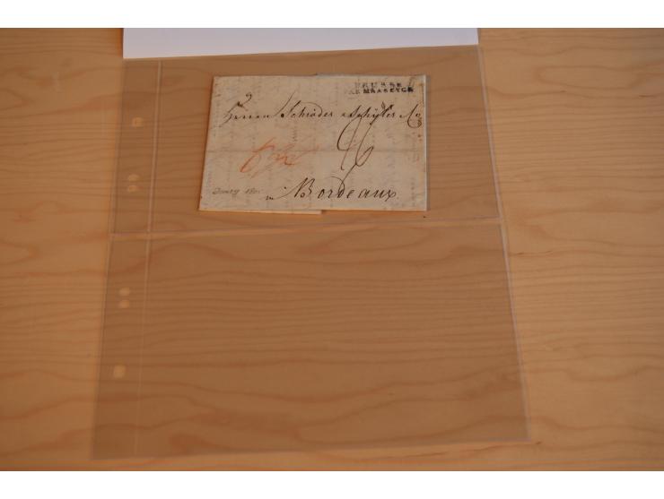 1800/70 (ca.), über 800 Vorphila- und (wenig) Dienstbriefe, dabei viel interessantes Material, Transit- und Militärbriefe; zu