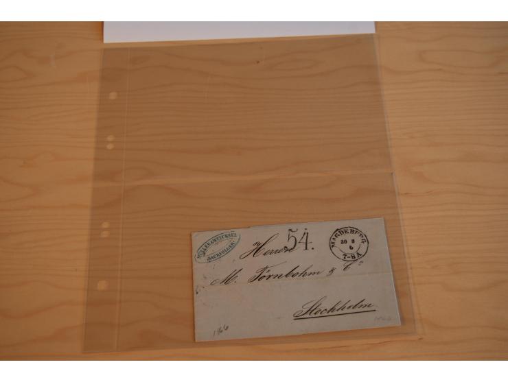 1800/70 (ca.), über 800 Vorphila- und (wenig) Dienstbriefe, dabei viel interessantes Material, Transit- und Militärbriefe; zu