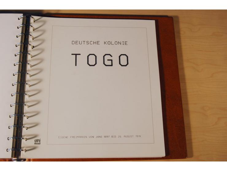 China bis Togo, umfangreiche, meist ungebrauchte und gestempelte, teils sehr schön spezialisierte  Sammlung in 7 Alben;enthal