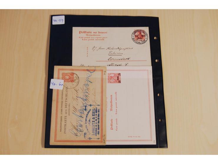 1900/16, fast nur bessere Belege mit interessanten Stempeln, R-Briefen, GSK und besonderen Verwendungen, u.a. R-Warenprobe-Ta