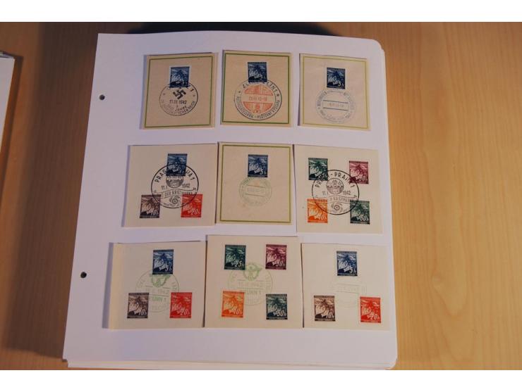 1939/45, teils ungebrauchte und gestempelte, meist aber postfrische Sammlung mit einigen Besonderheiten, dabei Böhmen u. Mähr
