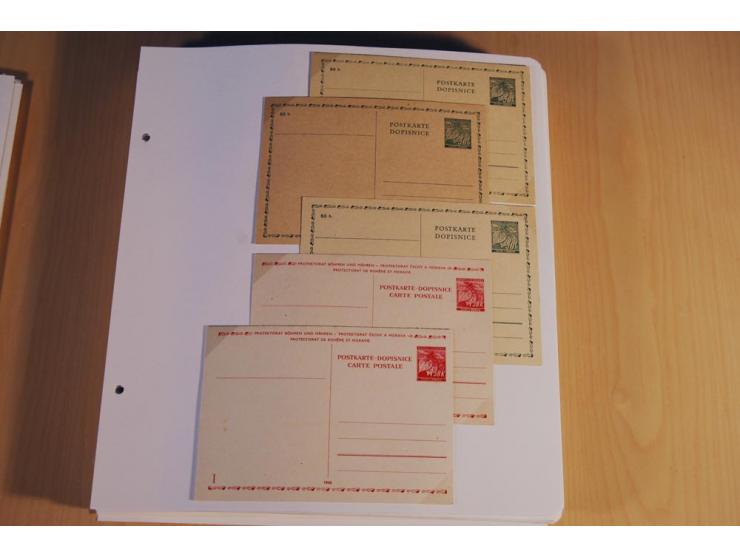 1939/45, teils ungebrauchte und gestempelte, meist aber postfrische Sammlung mit einigen Besonderheiten, dabei Böhmen u. Mähr