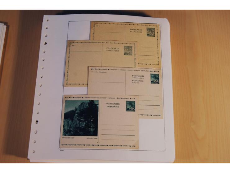 1939/45, teils ungebrauchte und gestempelte, meist aber postfrische Sammlung mit einigen Besonderheiten, dabei Böhmen u. Mähr