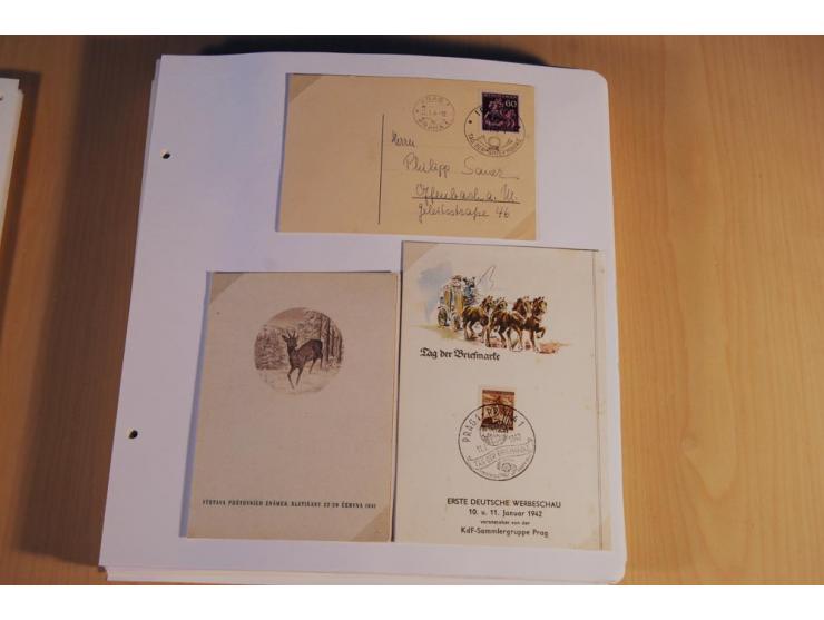 1939/45, teils ungebrauchte und gestempelte, meist aber postfrische Sammlung mit einigen Besonderheiten, dabei Böhmen u. Mähr