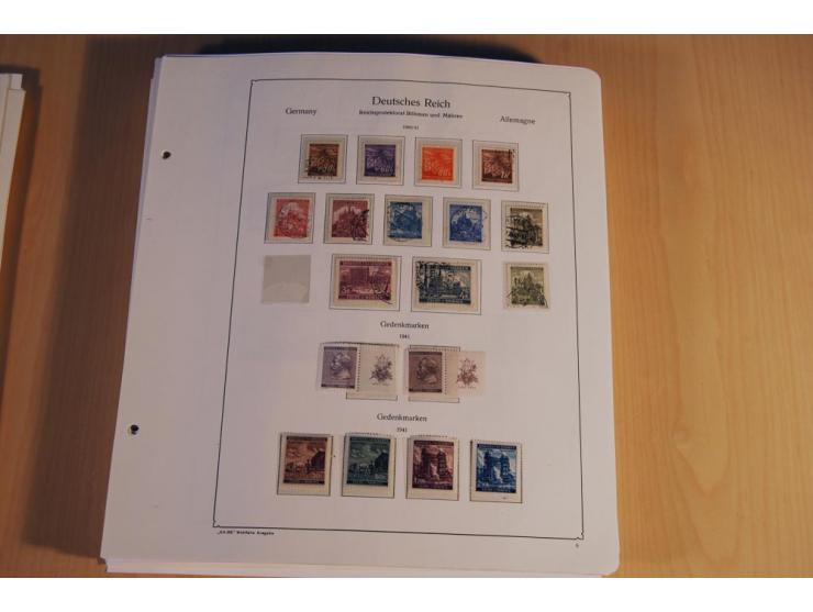 1939/45, teils ungebrauchte und gestempelte, meist aber postfrische Sammlung mit einigen Besonderheiten, dabei Böhmen u. Mähr